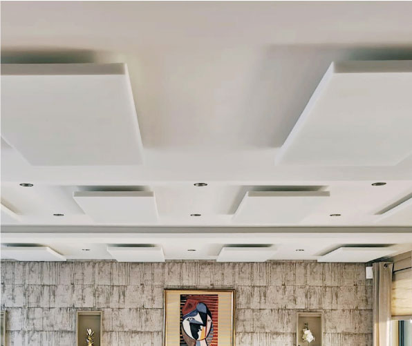 PureKustik D50 White Acoustic Panel Floorscan Acoustic